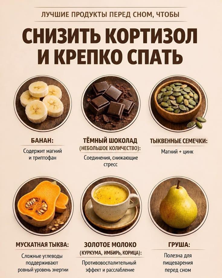 Еда против стресса: какие продукты действительно помогают снизить уровень кортизола