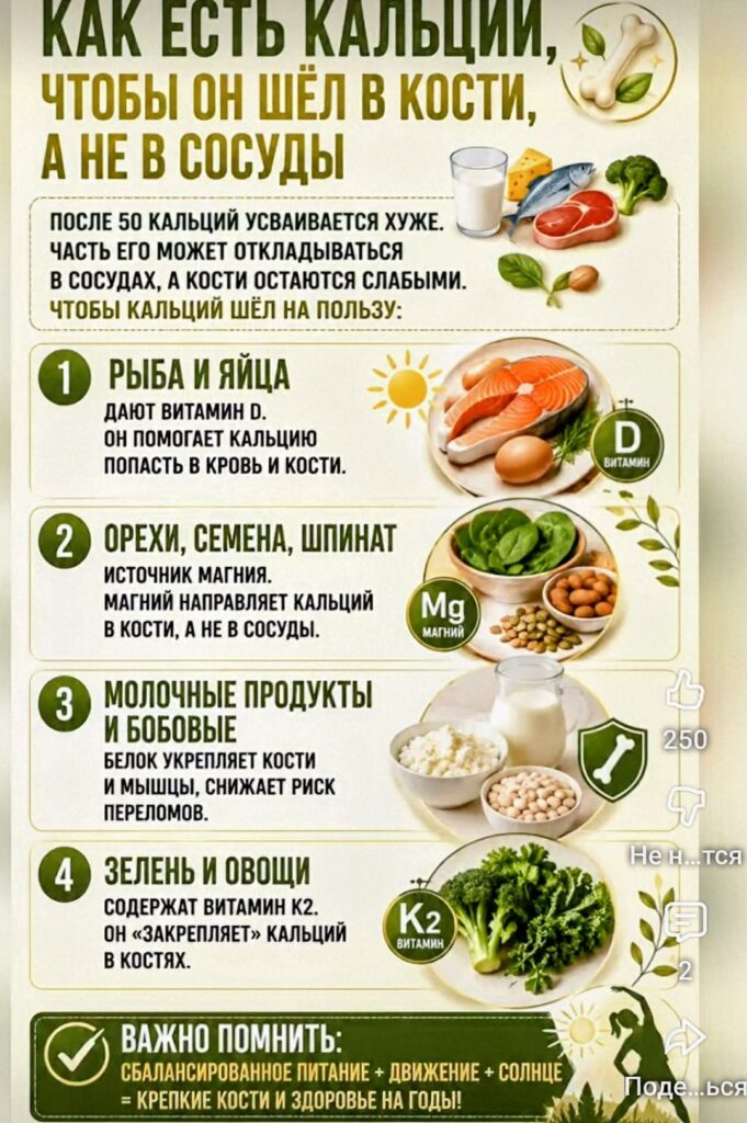 Как получить кальций для организма: полное руководство по источникам и усвоению