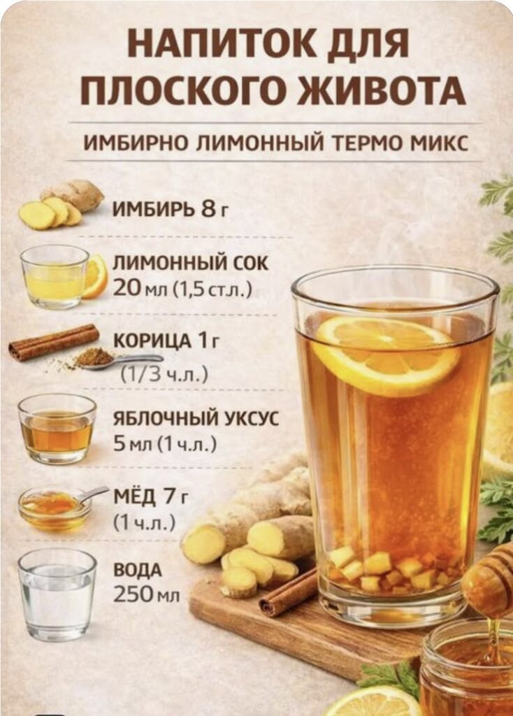 Напиток для плоского живота: мифы, реальность и рабочие рецепты